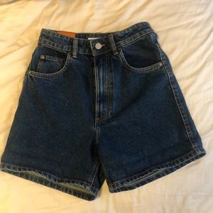 ZARA Authentic Denim Mom Fit Shorts